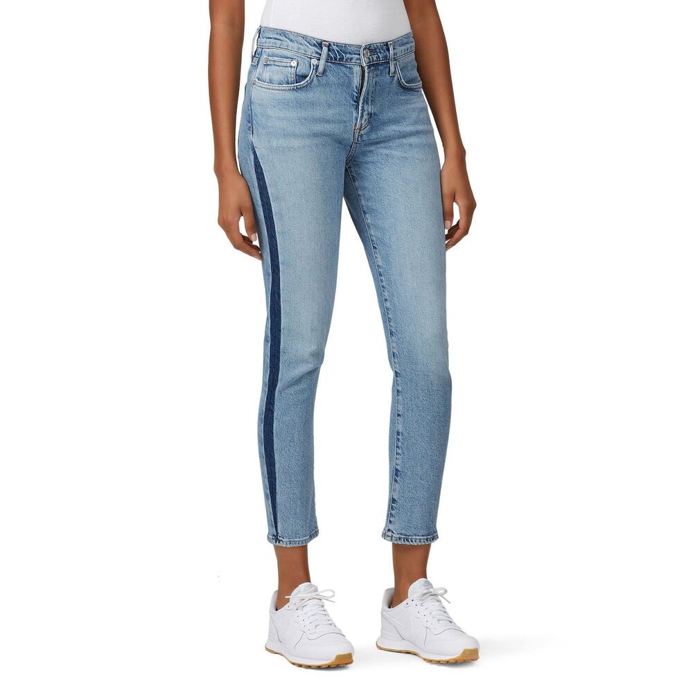 Agolde Women's Swerve Toni Mid Rise Skinny Jeans Light Indigo Blue Size 28
